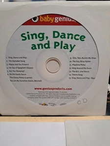 Baby Genius  Sing,Dance & Play  CD  DiscOnly  ShipsFree  No Tracking - Imagen 1 de 1