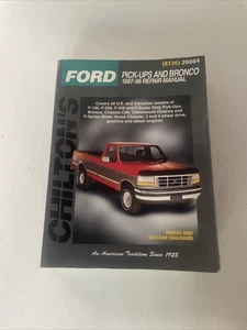 Chilton Ford Pickups and Bronco 1987-96 Repair Manual 26664 - Foto 1 di 9