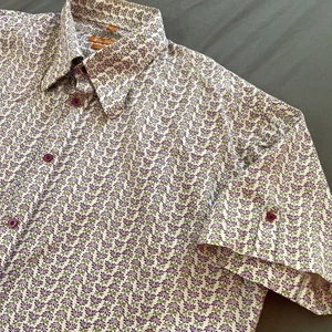 Camisa con botones Ben Sherman XL 4 floral manga corta para hombre - Imagen 1 de 7