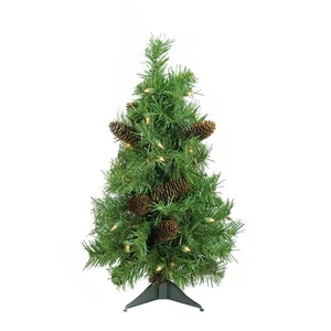 Northlight 2' x 17" Dakota Red Pine Full Artificial Christmas Tree Clear Lights - Picture 1 of 3