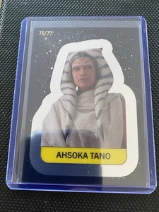 2025 Topps Star Wars Meiyo Ahsoka Tano Chrome Stickers Black Refractor 76/77 - Picture 1 of 2