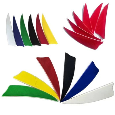 60pcs 3" Archery Arrow Feather Natural Turkey Wings Fletches Fletching DIY Bow - Image 1 of 4