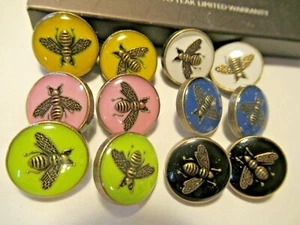 Gucci 12  buttons BEES BRASS TONE  15 mm   THIS IS FOR 12 - Picture 1 of 4