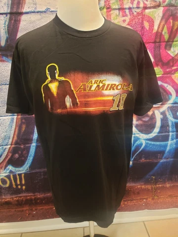 Aric Almirola Shazam Nascar Stewart Haas Racing Tshirt Size XL Cover