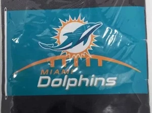 NFL Miami Dolphins Grommet Flag Licensed AFC East 3' x 5' - Bild 1 von 2