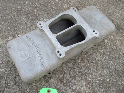 Nuevo de Lote Antiguo Offenhauser Turbo Empuje 1x4 Túnel Ram Colector de Admisión Superior Plenum 5905 Foto 1 de 4