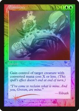 Dominate FOIL Nemesis HEAVILY PLD Blue Uncommon MAGIC GATHERING CARD ABUGames