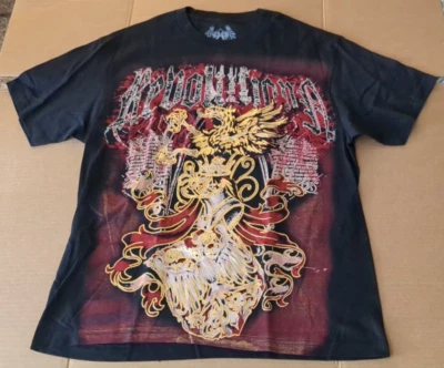 DRAGONS = Revolution X Men’s XL T-shirt Street Couture L. A. Streetwear Black - Image 1 of 4