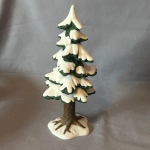 Statuina Vintage Reparto 56 Albero di Natale Espositore Casetta Città Villaggio RARA - Foto 1 di 3