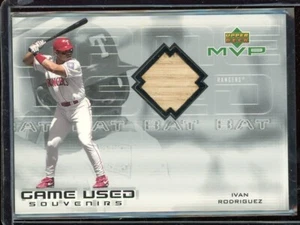 2000 Upper Deck MVP Game Used Souvenirs Bat #B-IR Ivan Rodriguez - Picture 1 of 1