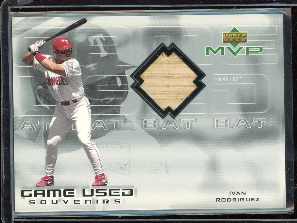 2000 Upper Deck MVP Game Used Souvenirs Bat #B-IR Ivan Rodriguez - Image 1 of 1