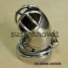 Anti-Off Ring Metal Chastity Cage Lock Gay Male Chastity Device For Men Cb6000