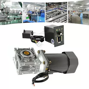 Kit de motor eléctrico controlador de velocidad motorreductor helicoidal 0-27 RPM 180 W - Imagen 1 de 18
