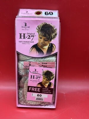 Harlem 125 H-27 100% extensões de cabelo humano COR #60 - Imagem 1 de 2
