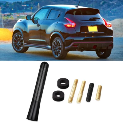 3" Aerial For Nissan Juke 2010-2024 Carbon Short AM /FM Radio Reception Antenna - image 1 of 4