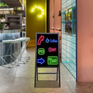 8 Fluorescent Markers LED Message Writing Board DIY Menu Sign Board With Remote - Picture 1 of 20