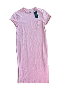 Polo Ralph Lauren Damen Kleid Regular Fit Knielang T-Shirt Dress Rosa Small - Bild 1 von 4
