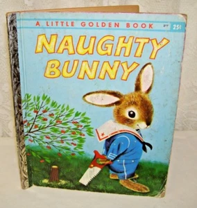 A Little Golden Book Naughty Bunny by Richard Scarry 1959 Edition A - Picture 1 of 1
