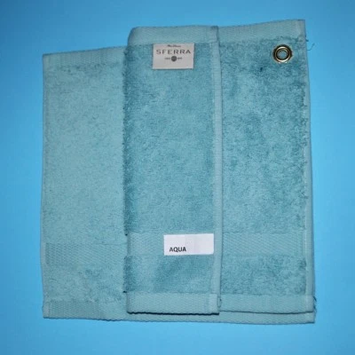 Sferra Bello Toalla/Toalla Facial, Juego de 2 con Ojal Algodón Peinado 12x12" Nuevo Foto 1 de 2