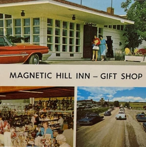 Magnetic Hill Inn Gift Shop Moncton New Brunswick Kanada Postkarte 1960er Vintage - Bild 1 von 4