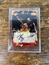 1999 Collector's Edge Basketball RR-8 AJ Bramlett Rookie Rage Auto Numbered 7/40