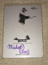 MICHAEL CHAVIS 2014 Leaf Metal AUTOGRAPH Black Print Plate #1/1 PIRATES REDSOX