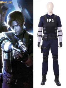 Conjunto de Disfraz de Resident Evil 2 Remake Biohazard Re:2 Leon Scott Kennedy Cosplay - Imagen 1 de 20