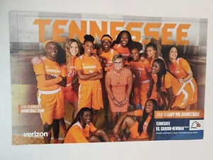Team photo tennessee vols lady vols 11x17 poster vs Carson newman - Picture 1 of 2