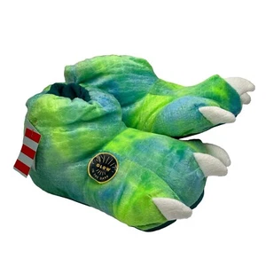 New Youth Unisex Glow in the Dark Monster Feet House Shoe Slippers Size Med 3-10 - Picture 1 of 9