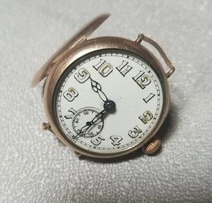 Vintage Mens 10k GF 7 Jewels Swiss Watch Not Working 4 Repair Or Parts Bin 1 - Picture 1 of 4
