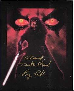 Ray Park as Darth Maul STAR WARS 10"" x 8"" signiertes Autogramm 35003 COA - Bild 1 von 1