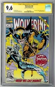 Wolverine #60 CGC 9.6 (Sep 1992, Marvel) Signed by Larry Hama, Gambit & Jubilee - Picture 1 of 2