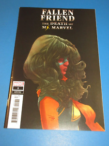Fallen Friend the Death of Ms. Marvel #1 variant VF+ Beauty Wow