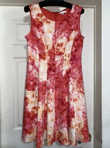 Women's Sandra Darren Short Sleeve Lace Midi Dress -Size 14 - Picture 1 of 4