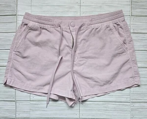 American Eagle Outfitters Pink Corduroy Shorts Drawstring Size M - Picture 1 of 6