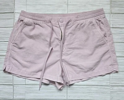 Shorts de veludo rosa American Eagle Outfitters cordão tamanho M - Imagem 1 de 4