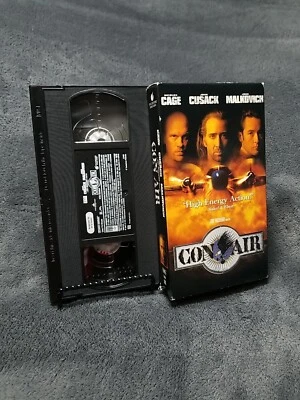 Con Air (VHS 1997) Nicolas Cage, John Cusack & John Malkovich. Foto 1 de 2