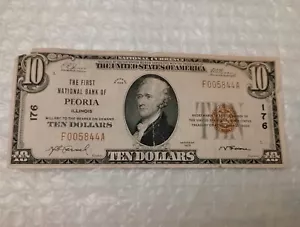 USA~1929 Federal Reserve Note~ $10 Dollars~ Special Series Number~ Low # - Picture 1 of 10