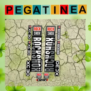  PEGATINAS HORQUILLA ROCK SHOX XC30 EP01 STICKERS AUFKLEBER DECALS  FORK MTB - Imagen 1 de 1
