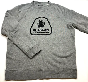 Alaskan Hardgear Duluth Sweatshirt Herren L grau Pullover Langarm Bär Kralle - Bild 1 von 9