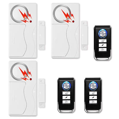 Fensteralarm Türalarm mit fernbedienung 110dB Alarmanlage Einbruchschutz Funk - Bild 1 von 4