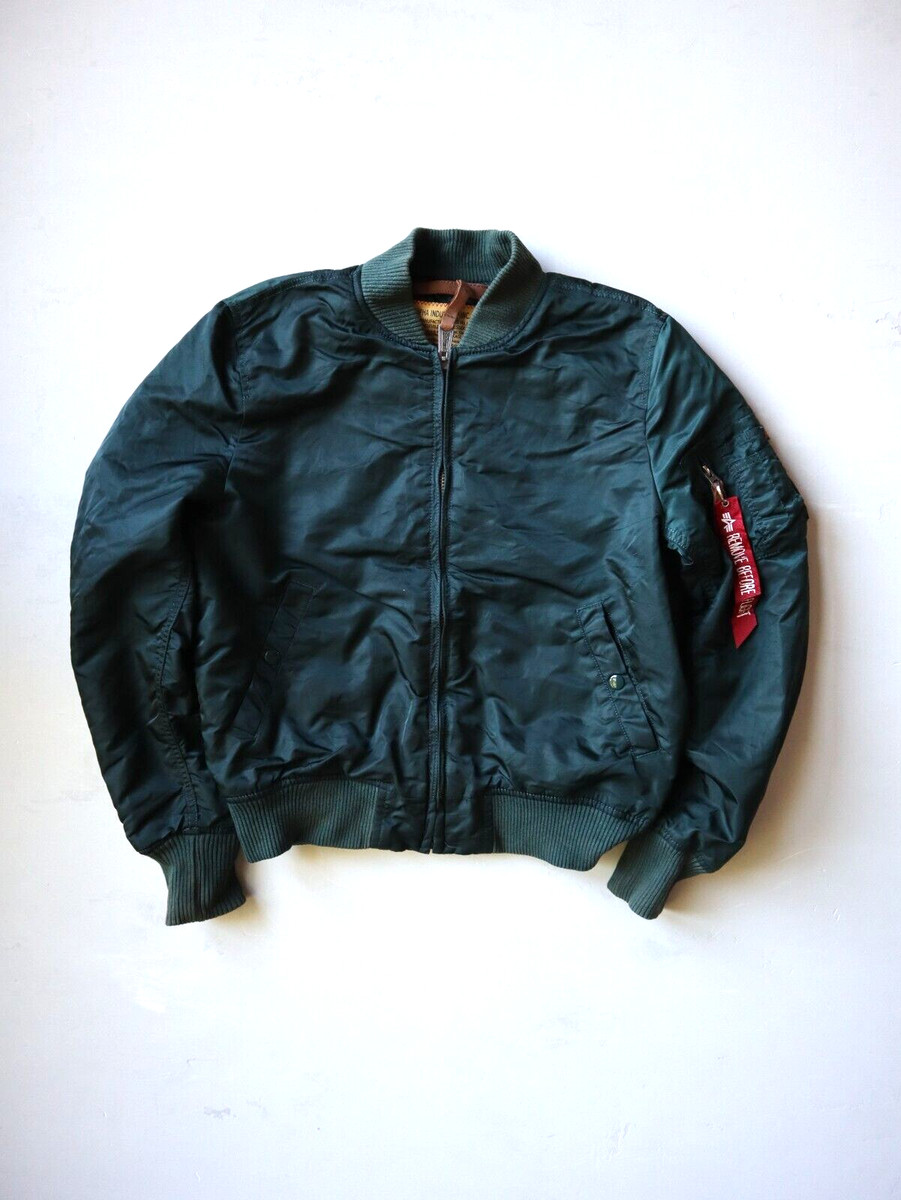 Alpha Industries USAF MA-1 Intermediate Flyers Bomber Jacket Sage 