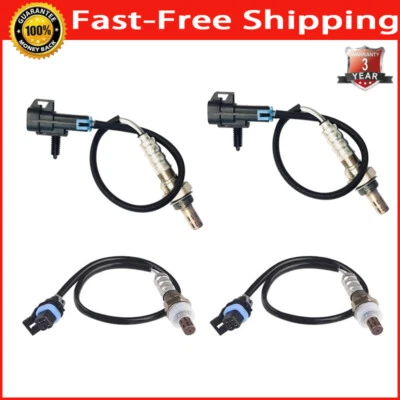 For 2007 GMC Sierra Yukon XL 1500 5.3L 6.0L 6.2L 4pc Up&Downstream Oxygen Sensor - Image 1 of 4