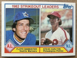 Steve Carlton Hof 1983 Topps Strikeout Leader Karte #706 NM-MT Zustand - Bild 1 von 2