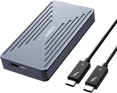 Inateck 40Gbps M.2 NVMe SSD-Gehäuse Festplattengehäuse USB 4.0 Thunderbolt 4 - Bild 1 von 4