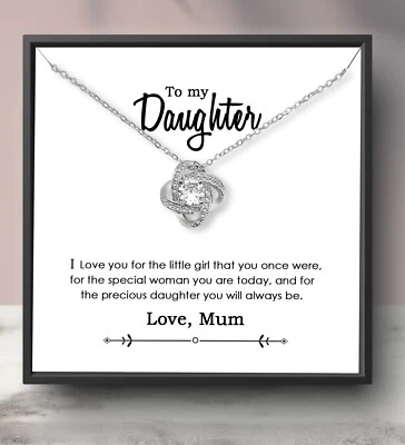 Collar regalo de mamá para cumpleaños regalo de mi hija regalo sentimental Foto 1 de 4