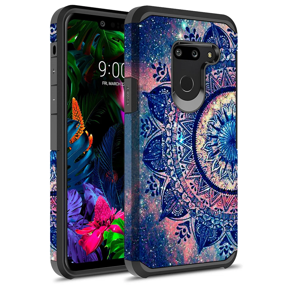 For LG G8 ThinQ Hybrid Graphic Fashion Cute Colorful Silicone Case - Image 1 of 4