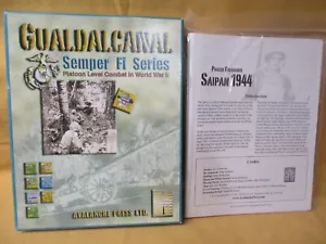 Avalanche Press Gualdalcanal and Saipan 1944 Wargame Lot / Unpunched - Picture 1 of 1