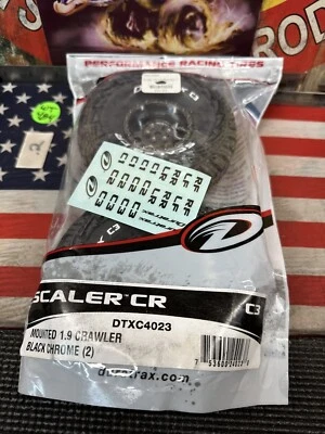 DURATRAX DTXC4023 Mounted 1.9" BLACK CHROME for: Crawler 1pr. - Image 1 of 4