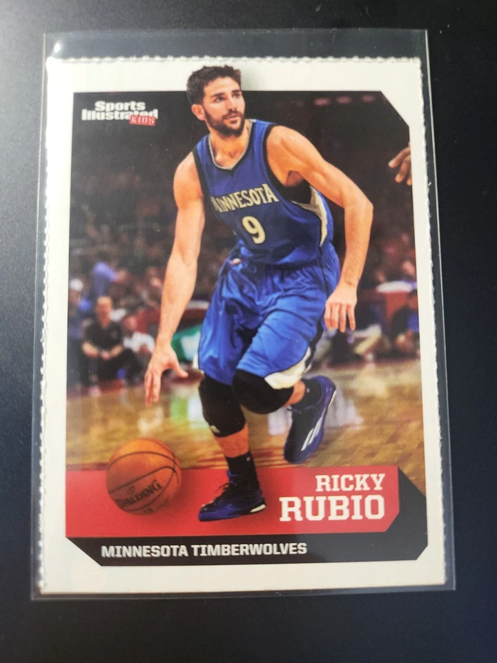 2016 Sports Illustrated Si for Kids basketball Ricky Rubio #584 - Image 1 of 2